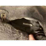 Anthropologie  Faux Fur Hobo Bag Knotted Strap Grey New Photo 2
