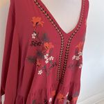 City Chic  Dress Precious Embroidered Rhubarb Photo 6