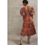 Anthropologie  ×Love The Label Puff-Sleeved Tiered Midi Dress Size XS Photo 4