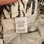 C Est. 1946 Denim Skinny Cropped Pants Capri Zebra Print Womens Contemporary 14 Photo 14