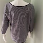 Lake Pima Long Sleeve Stripe Pajama Shirt Purple Size XL Photo 7