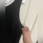 Betsey Johnson Betsy Johnson Rhinestone and Pearl Peter Pan Collar Black sleeveless Shift Dress Photo 3