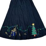 Bechamel Petites Black Christmas Embroidered Skirt PS Holiday Lights Tree Gift N Size undefined Photo 1
