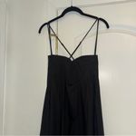 Pixie Market Antonia Padded Bra Midi Dress Black Size M Photo 4