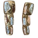 Authentic Monet 3 Tier Earrings for Pierced Ears Gold Photo 10