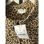 J.Crew Women's Leopard Print Button-Up Shirt - Size Large Photo 2