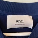 AMI Alexandre Mattiussi Embroidered Logo Cropped Crewneck T Photo 5