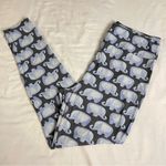LuLaRoe 3/$15 LULA ROE Baby Blue Baby Elephants Leggings, TC Photo 0