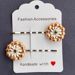 Handmade Stunning 3D Two-Tone 🌸 Flower Hair Clip  Photo 1