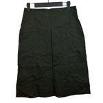 barney's new york Barney’s New York Olive Green A-Line Skirt Photo 1
