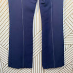 Derek Lam ‎ Contrast-Seam Flare Trousers Navy Blue Photo 10