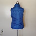 Merona  Size Small S Puffer Blue Vest Zipper Winter Warm Layering Outdoors Sporty Photo 2