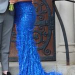 Portia and Scarlett Prom Dress, Royal Blue, Size 6 Blue Photo 5