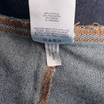 EXPRESS Dark Denim Back Cutout Hyper Sculpt Wide Leg Jumpsuit. Medium Photo 11