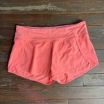 Lululemon  Speed Up 4” Inseam Lined Athletic Shorts Pink/Orange/Coral - Sz 10 🧡🎀 Photo 1