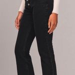 Abercrombie & Fitch The Kick Flare Ultra High Rise Jeans - Black Photo 1