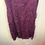 NWT Lulu’s Size XL Lace Detailed Backless Mini Dress Burgundy Formal Wedding Red Photo 3