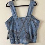 Modcloth Blue Bandana Print Serene Serenade Tank Top NEW Size 18W Photo 3