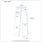 WARP + WEFT JFK New York City Skinny Melrose Medium Wash Jeans Blue Size 29 Photo 1