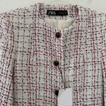 ZARA  Long Tweed Blazer Multicolored Photo 7