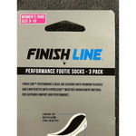 Finish Line No Show Socks 3 Pack Women's Shoe Size 5 Photo 4