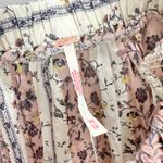 Free People Vintage Lover Blouse Relaxed Cotton Babydoll Cottage Floral XS NWT Photo 9