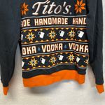 Tito’s Not That Ugly Crewneck Long Sleeve Pullover Sweater Size S Gray Photo 3