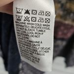 Lucky Brand Mixed Media Flutter Sleeve Top Womens Size M Cut Out Back Multicolor Photo 9