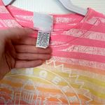 Vintage L.A. GEAR neon tie dye cropped t Photo 2