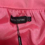 Pretty Little Thing  Dress Sz8 Front Slit Draped Padded Bra Special Events Feminine Photo 4