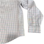 LL Bean Windowpane Wrinkle Free Pinpoint Oxford Button Up Shirt XL PETITE Size undefined Photo 2