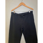 Frank & Eileen  Catherine Favorite Cropped Wide-Leg Sweatpant Black Women's Large Photo 3