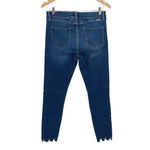 KanCan Womens Mid Rise Raw Cut Off Hem Distressed‎ Skinny Ankle Jeans Blue Sz 29 Photo 2