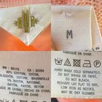 Anthropologie Monogram Peach Quagga Zebra Embroidered Pullover Sweater Medium Photo 8