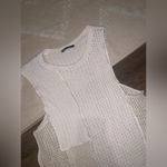 ZARA crochet tank & pant set L boho coastal spring casual knit comfy beach Photo 3