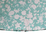 JG Hook Womens‎ Skirt Size 12 Teal White Floral Lined Cotton Blend Stretch Photo 2