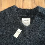 Aerie Black oversized  teddy boucle sweater Photo 2