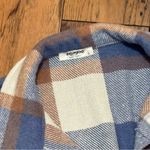 Zeagoo  Blue and Tan Plaid Teddy Jacket Photo 4