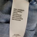 Rebecca Minkoff  JORDANA TOP 100% TENCEL DENIM CHAMBRAY MOCK NECK BLOUSE SMALL Photo 10