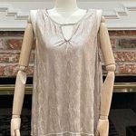 JACK by BB Dakota shimmery gold top with keyhole neck / XS / Excellent condition Photo 0