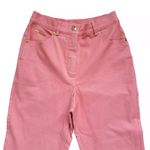 St. John Sport Marie Gray Pants Womens Size 2 Pink Straight Leg Preppy Vintage Photo 2