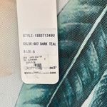 NWT Clotheshead Layered Mesh Sleeveless Tropical Floral Top Small White Green Photo 11