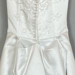 Maggie Sottero Wedding Dress Strapless Beaded Flawed Hemmed Classic Roses A Photo 13