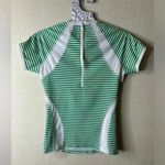 Tory Burch sport SHORT-SLEEVE RASHGUARD VINEYARD NICE STRIPE size Medium Photo 1