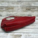 Paolo Masi Y2K Purse Hobo Bag Red Leather Woven Flower Boho Hippie Festival Photo 6