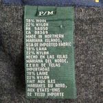 Ralph Lauren  Navy Blue Wool Blend Toggle Hood Jacket Coat Long Sleeve Hoodie P/M Photo 5