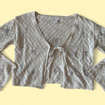 Sincerely Jules Cream Knit Crop Top Cardigan Photo 0