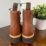 Grenson Nanette Shearling Pebble Grain Leather Boot Size US 6.5 Retail $686 Brown Photo 5