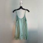 Tobi  Mint Feeling Cami Shift Lace Trim Mini Dress SZ S Photo 4
