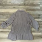 Ny Collection  XL Grey Boho Style Button down Shirt Photo 1